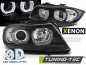 Preview: Xenon LED Angel Eyes Scheinwerfer für BMW 3er E90/E91 05-08 schwarz